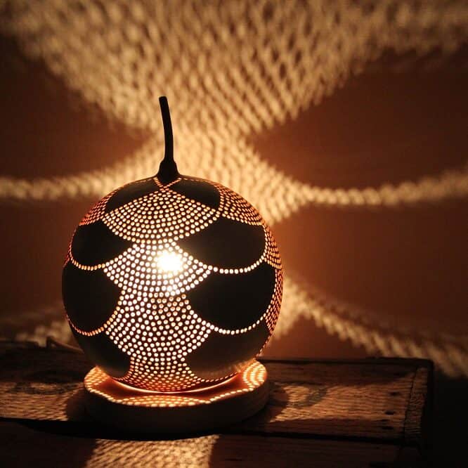 kalebas lamp